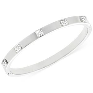 Swarovski Tactic Bangle, Rhodium Plated